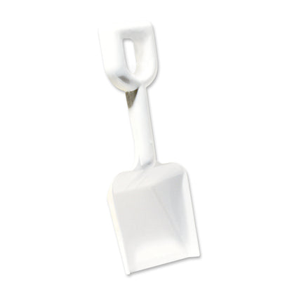 White 8" Plastic Shovel