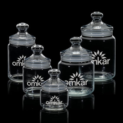 Somerset Jar & Lid - Deep Etch