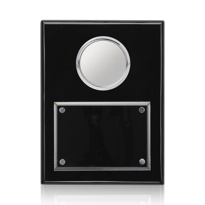 Jansenn Plaque - Black/Chrome