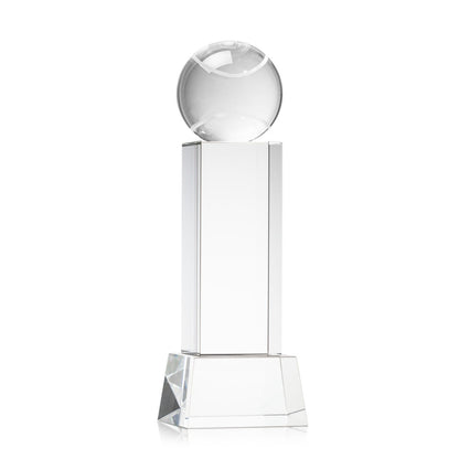 Tennis Ball Award on Belcroft Base - Clear