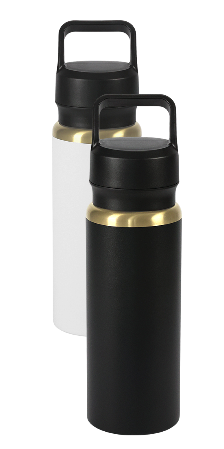 28oz Urban Peak® Dual Top Gold Water Bottle