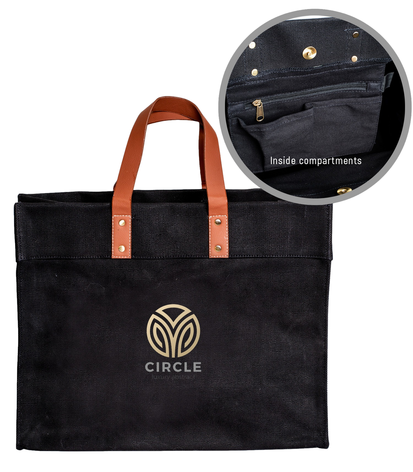 Black The Chadwick Tote Bag