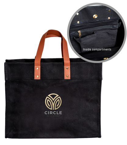 Black The Chadwick Tote Bag