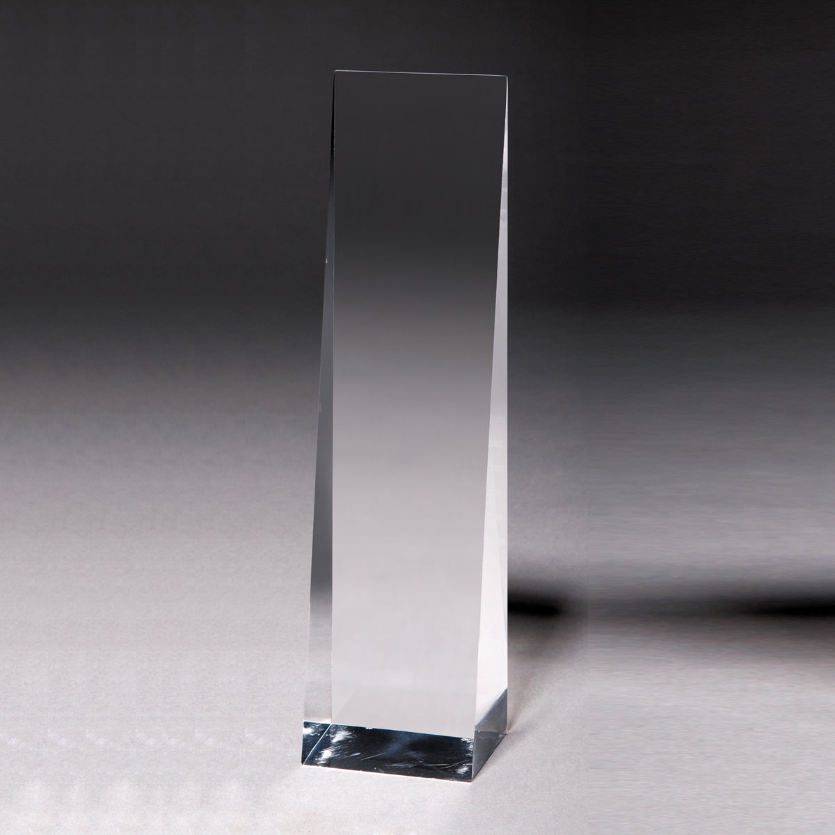 Laser Engraved Angeled Obelisk Award - 9 1/2"