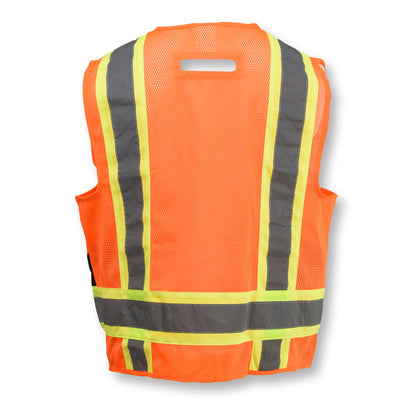SV6B Two Tone Surveyor Type R Class 2 Solid Front Mesh Back Safety Vest - Size 2X