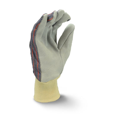 RWG3010 Economy Shoulder Gray Split Cowhide Leather Glove - Size L