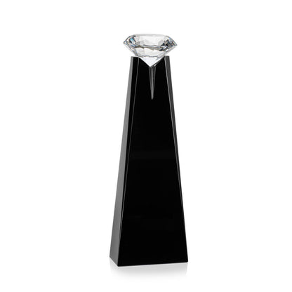 Alicia Gemstone Award - Black/Diamond