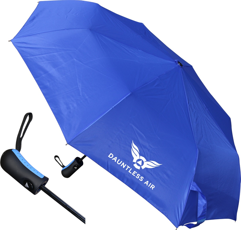 Black Auto Open Midsize Umbrella