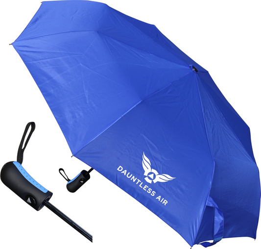 Black Auto Open Midsize Umbrella