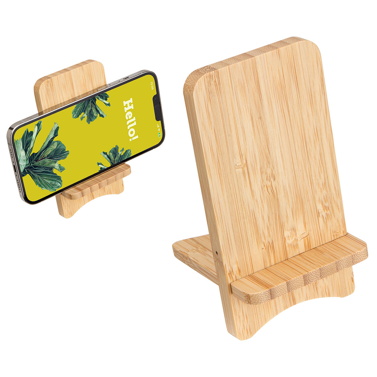 Bamboo FSC® Bamboo Wireless Charger Portable Phone Stand