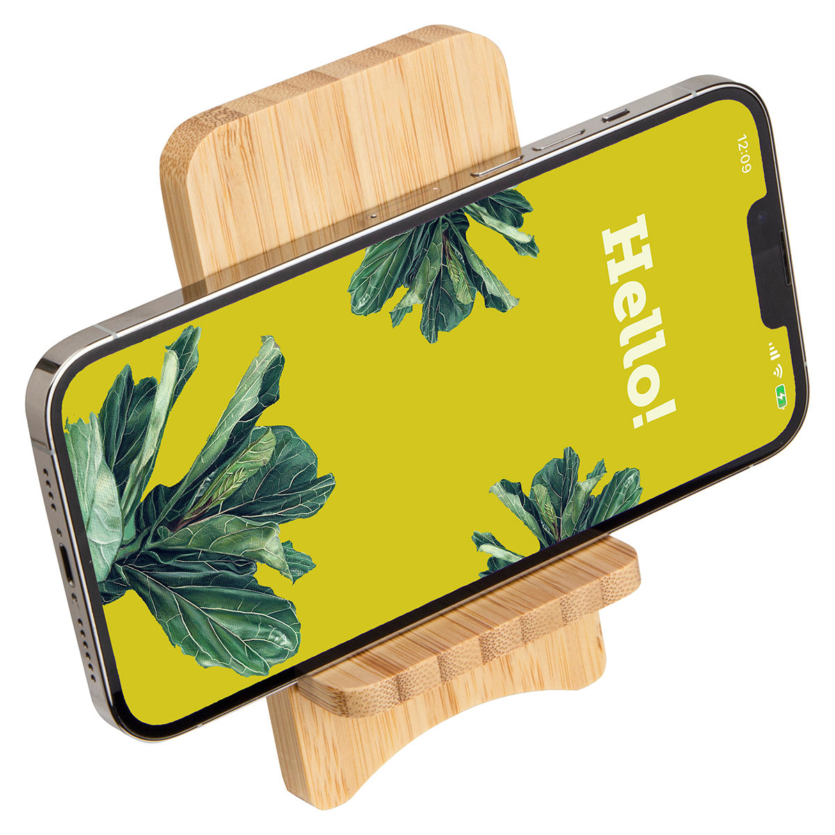 Bamboo FSC® Bamboo Wireless Charger Portable Phone Stand