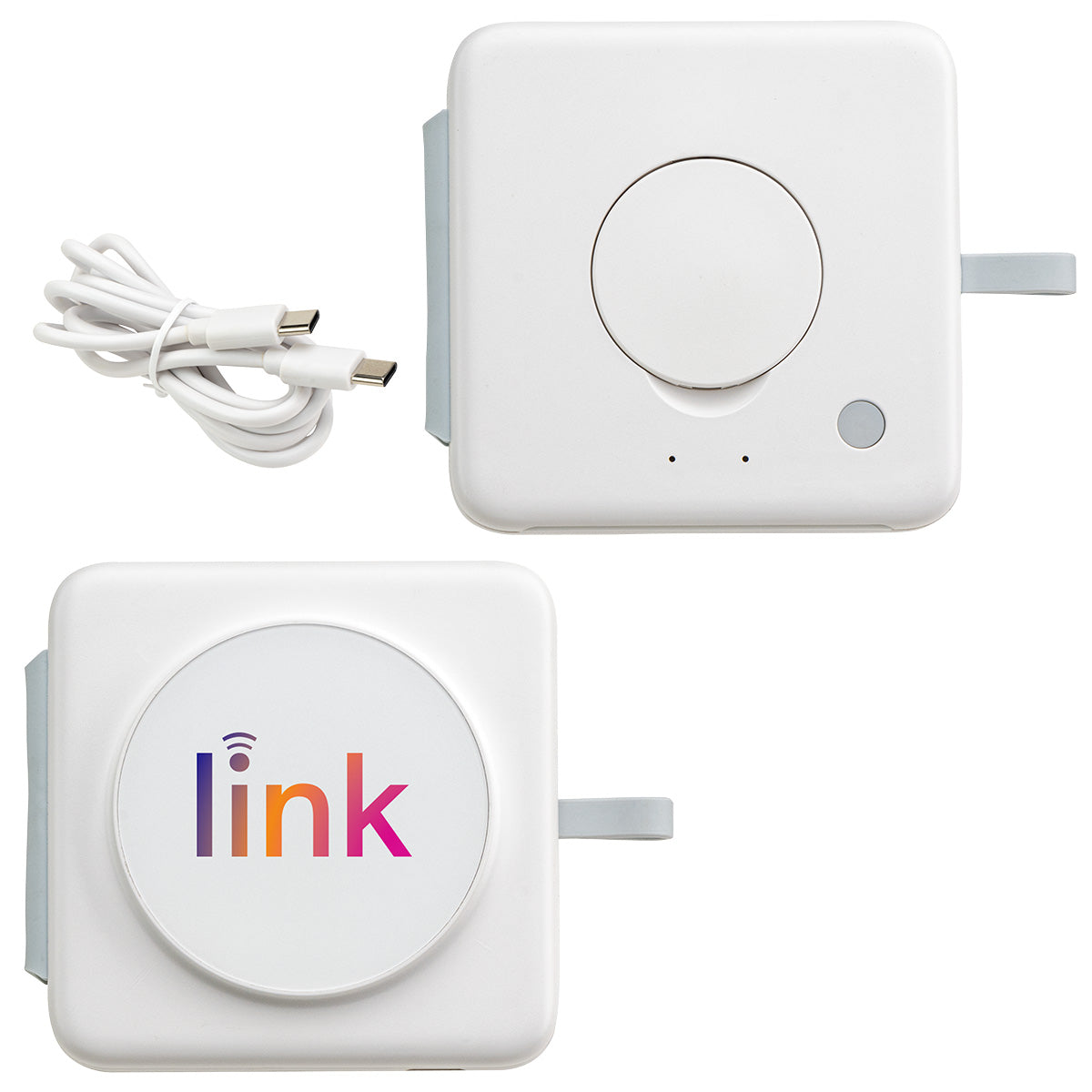 White Magport Tri-Fold 3-in-1 Wireless Charger