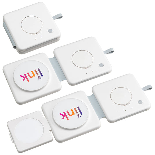 White Magport Tri-Fold 3-in-1 Wireless Charger