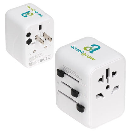 White Pegasus Travel Adapter