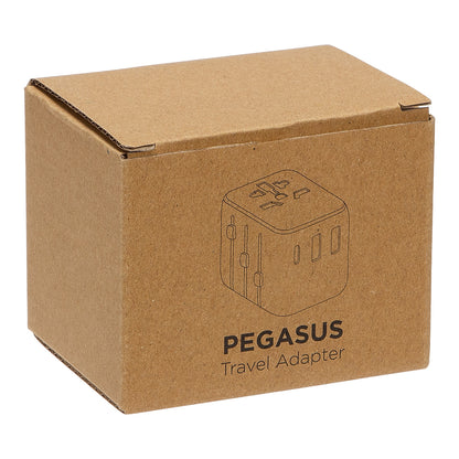 White Pegasus Travel Adapter