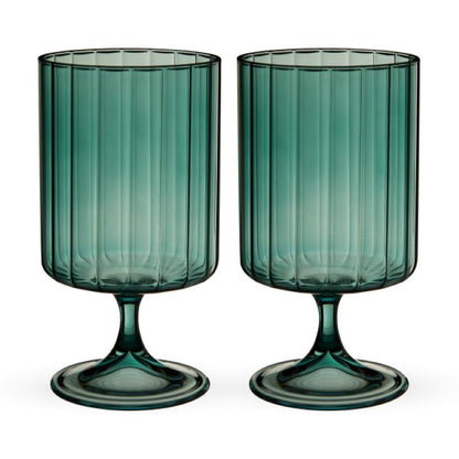 Twine Living® Malachite Stemmed Optic Tumbler