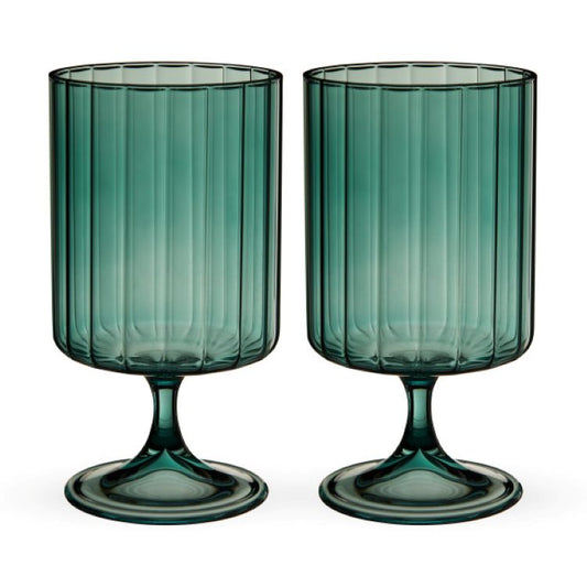 Twine Living® Malachite Stemmed Optic Tumbler