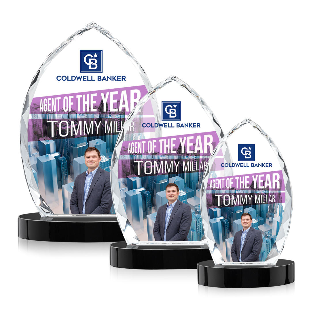 Wilton VividPrint™ Award on Alberton Base - Black