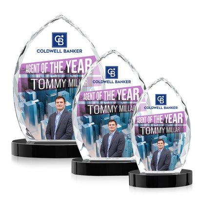 Wilton VividPrint™ Award on Alberton Base - Black