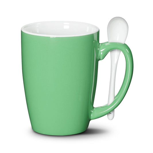 Winfield Mug & Spoon 15oz - Deep Etch