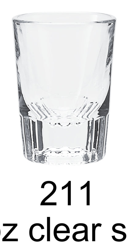 2 oz clear shot