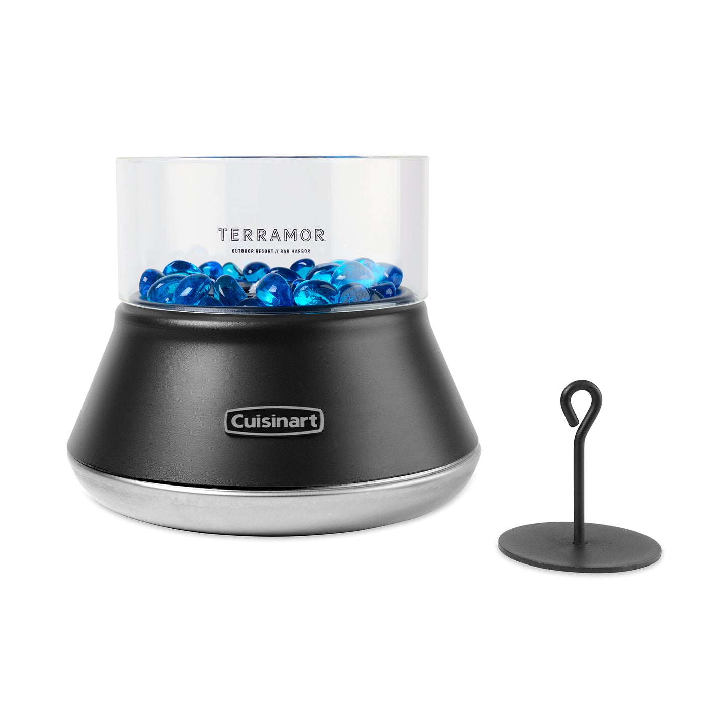 Black Cuisinart Outdoors® Petite Tabletop Fire Bowl