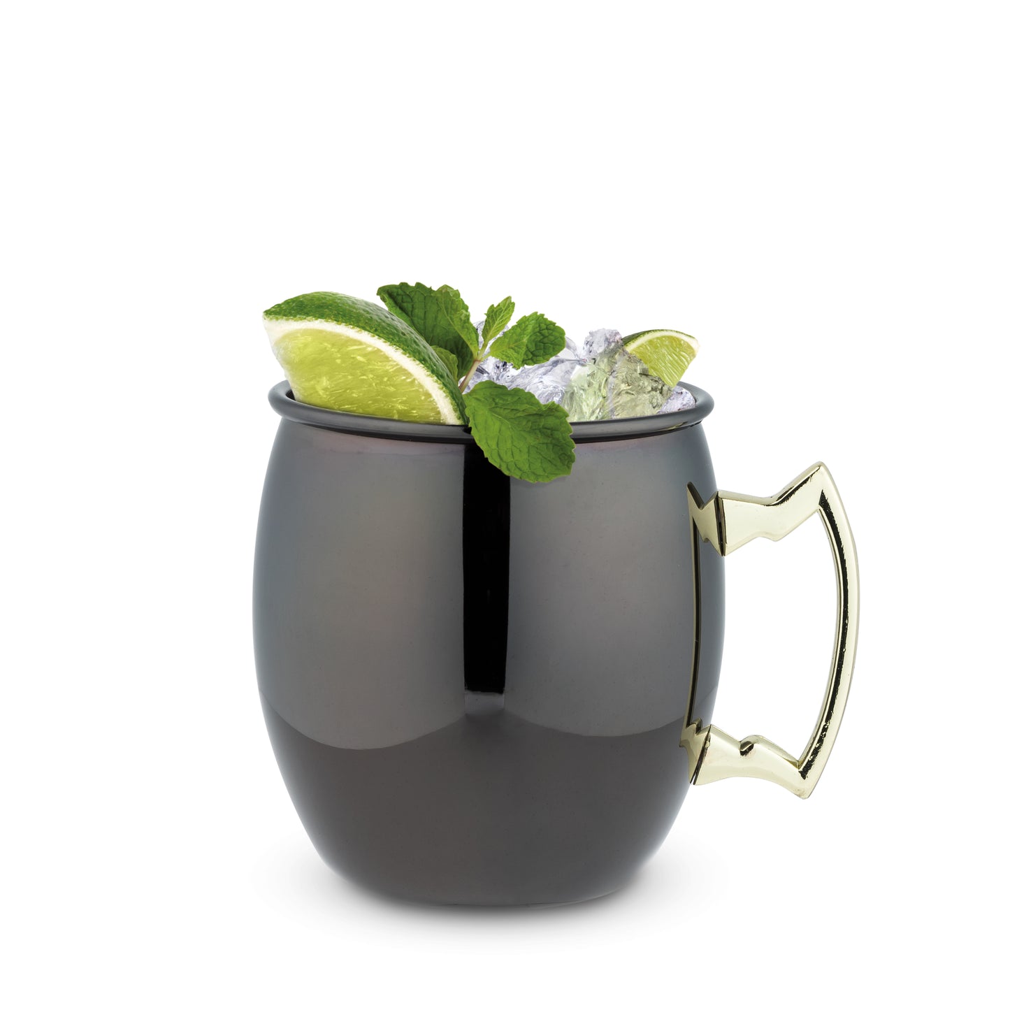 True® Black Moscow Mule Mug - Set of 2