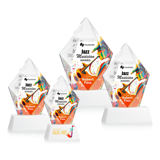 Devron VividPrint™ Award on Base - White