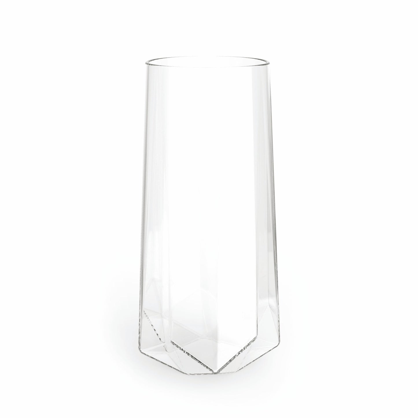 Viski® Faceted Crystal Stemless Champagne Flute