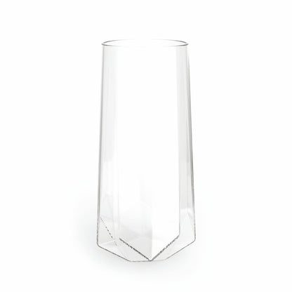 Viski® Faceted Crystal Stemless Champagne Flute