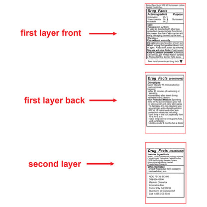 “SunFun” .5 oz Broad Spectrum SPF 30 Sunscreen Lotion In Solid White Flip-Top Squeeze Bottle (Spot C