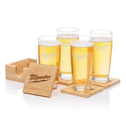 Bamboo Coaster Gift Set - Wilmington