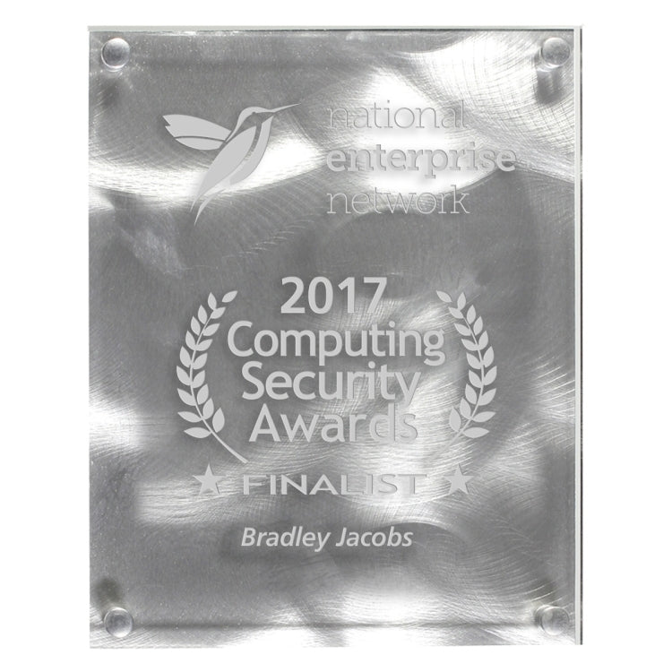 Alumo-Tech II Plaque (8" x 10" x 1")- Laser Engraved