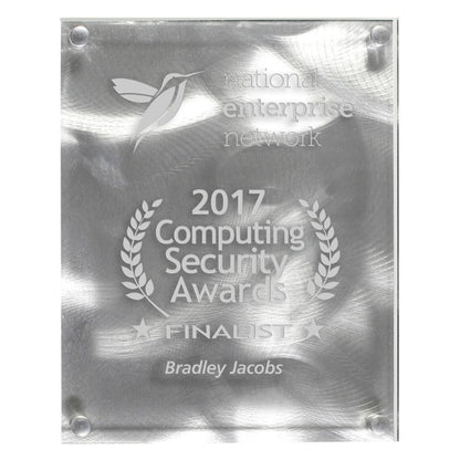 Alumo-Tech II Plaque (8" x 10" x 1")- Laser Engraved