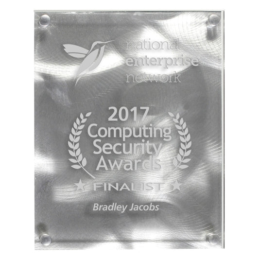 Alumo-Tech II Plaque (8" x 10" x 1")- Laser Engraved