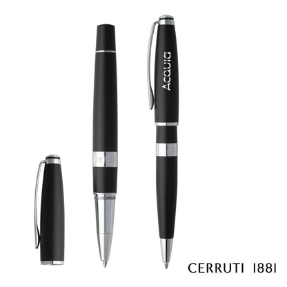 Cerruti 1881® Bicolore Ballpoint & Rollerball Pen Gift Set