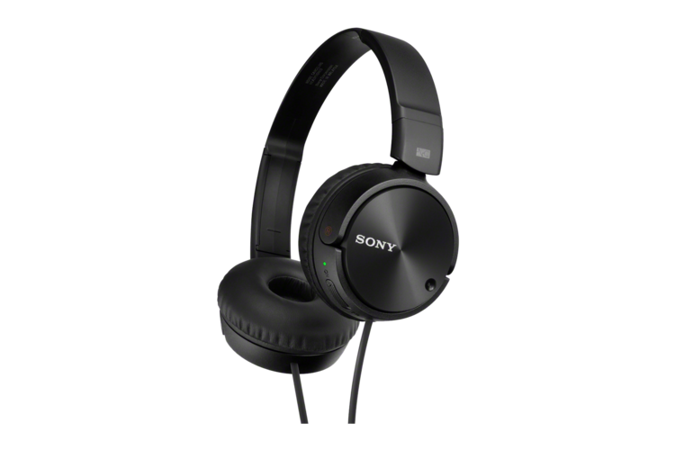 Sony ZX110NC Noise Canceling On Ear Headphones - Black