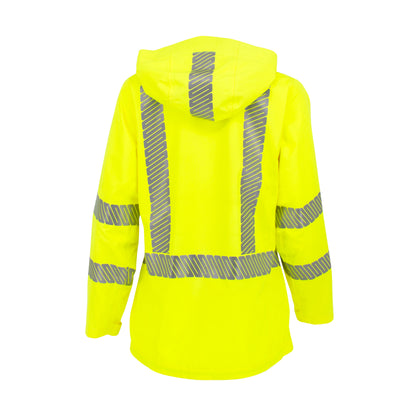 RW12L Ladies Lightweight Rain Jacket - Green - 2X