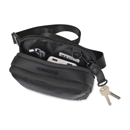 Black CORKCICLE® Series A Crossbody Belt Bag