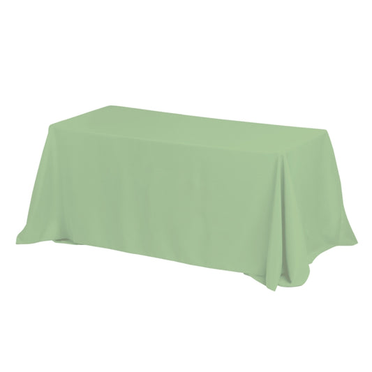 "Zenyatta Six" 4-Sided Throw Style Table Covers & Table Throws (Spot Color) / Fits 6 ft Table