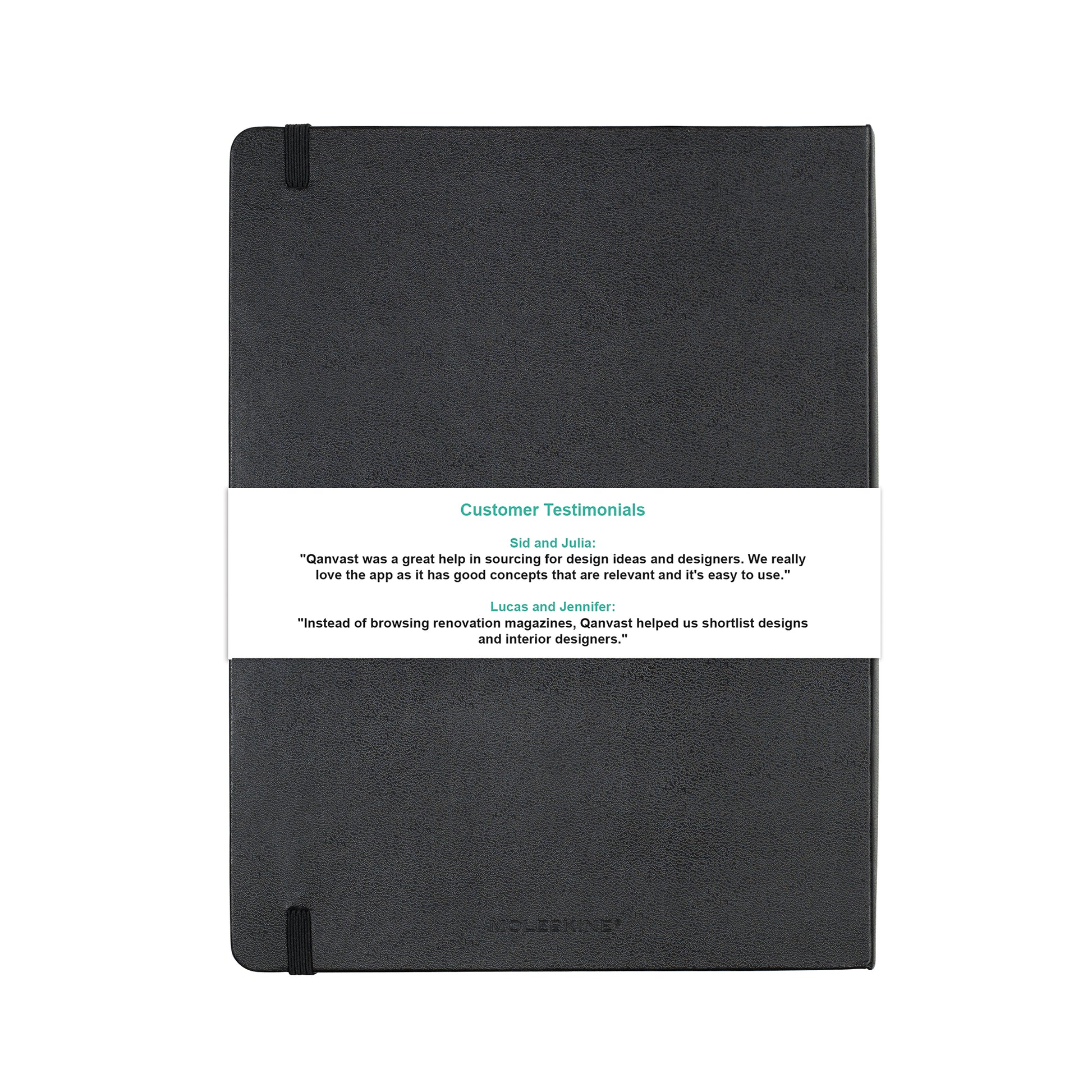Custom Moleskine® XL Professional Project Planner Custom Band