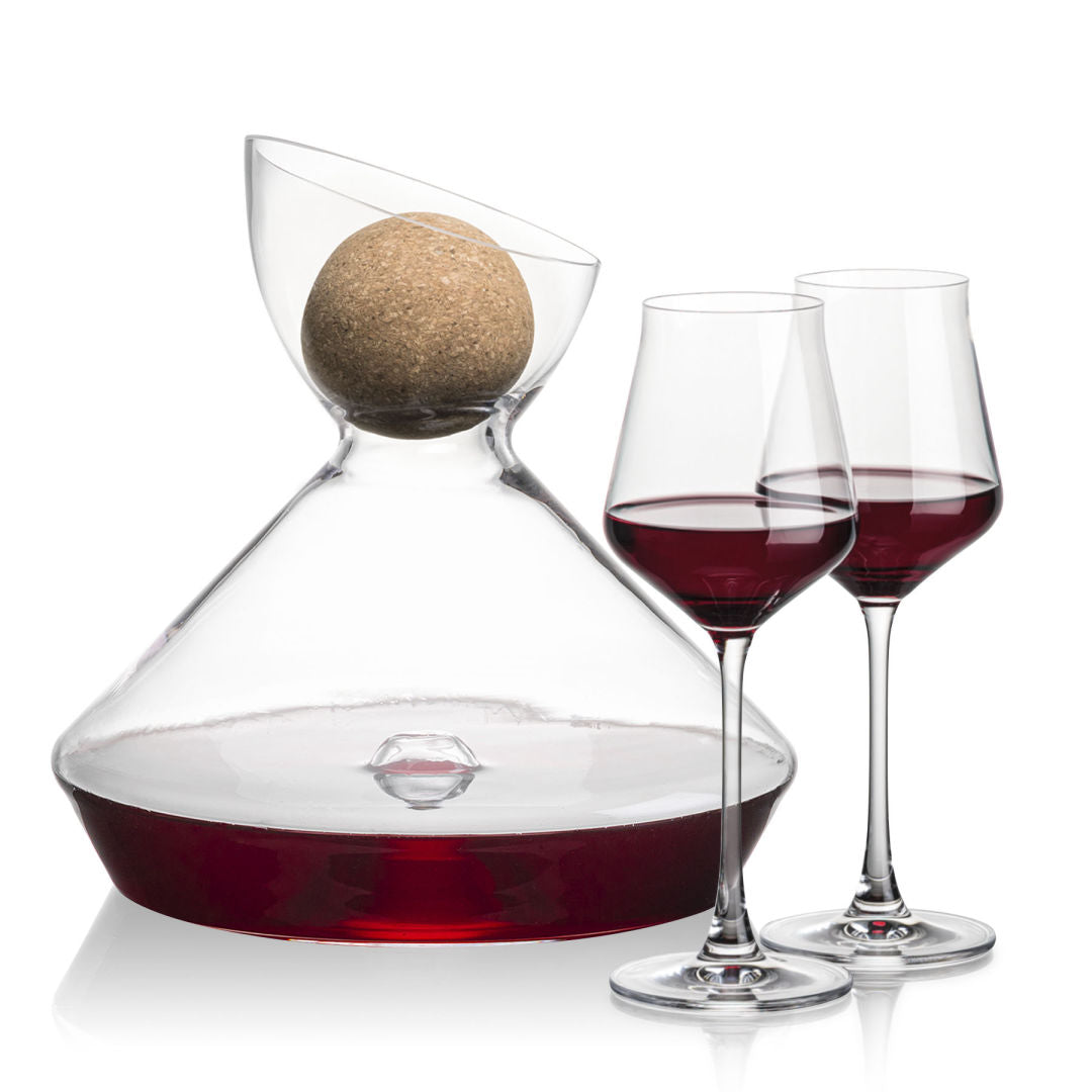 Woodbury Carafe w/Cork Stopper & Bretton Wine