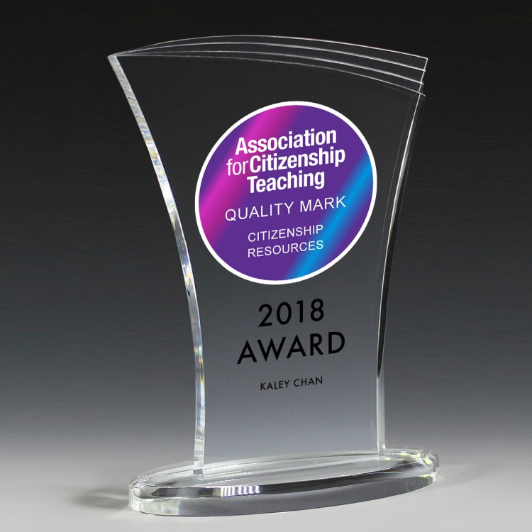 Allure Acrylic Award (6" x 8" x 3/8") - 4 Color Process