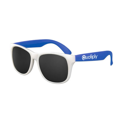 White Frame Classic Sunglasses