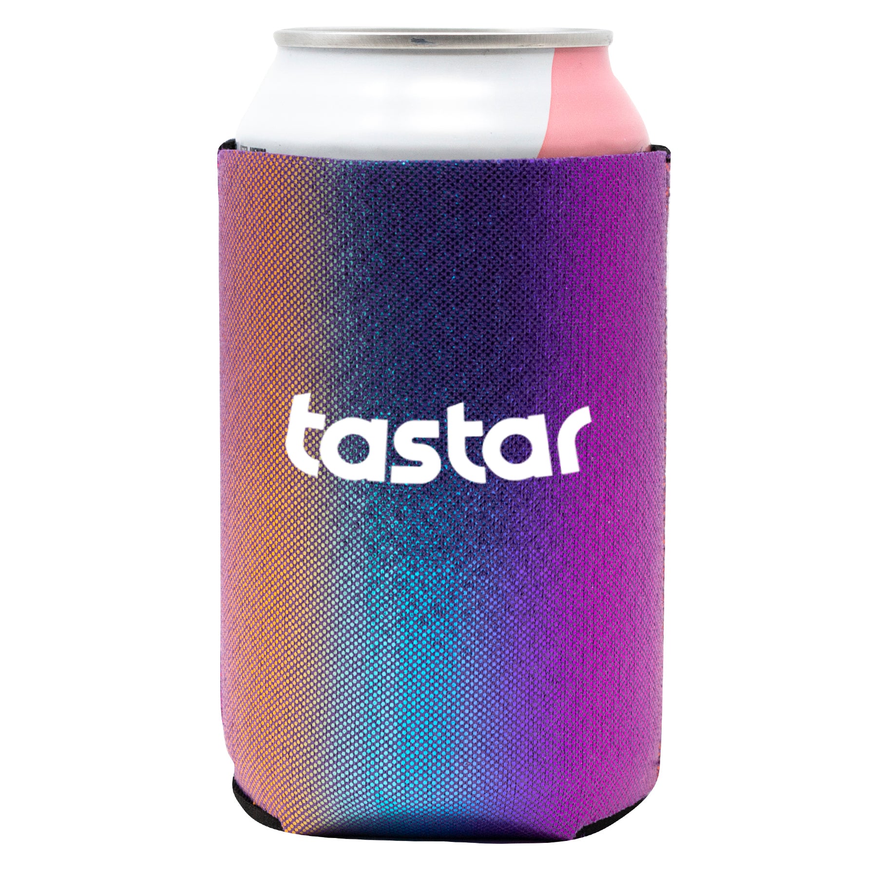 Metallic Neoprene Collapsible can cooler