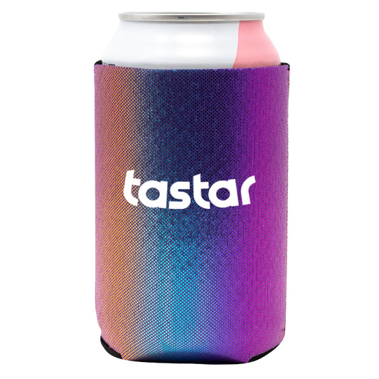 Metallic Neoprene Collapsible can cooler