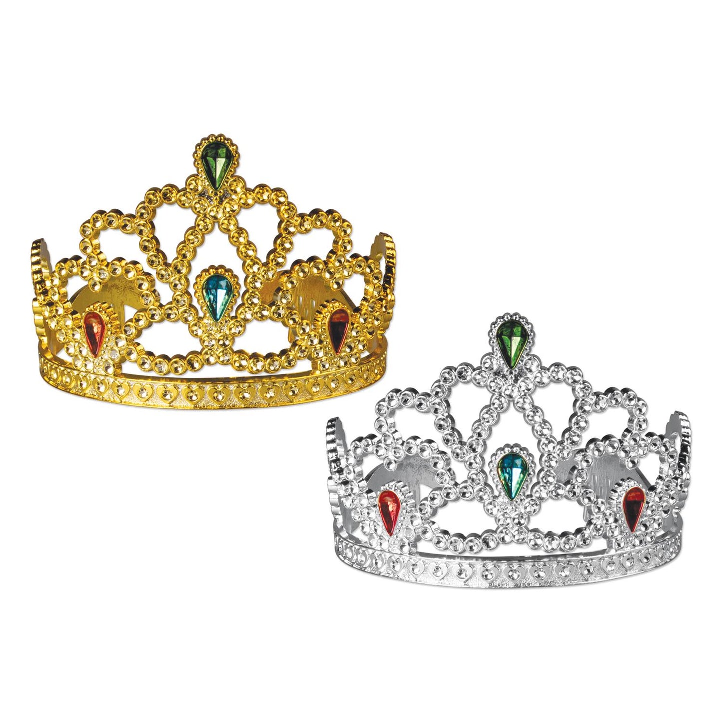 Silver Jewel Tiaras