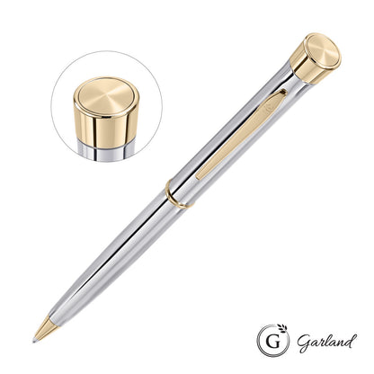 Garland® Signature Custom Emblem Twist Pen - Chrome