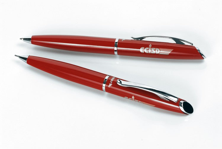 Iclipse Metal Twist Action Ballpoint Pen & Mechanical Pencil Set