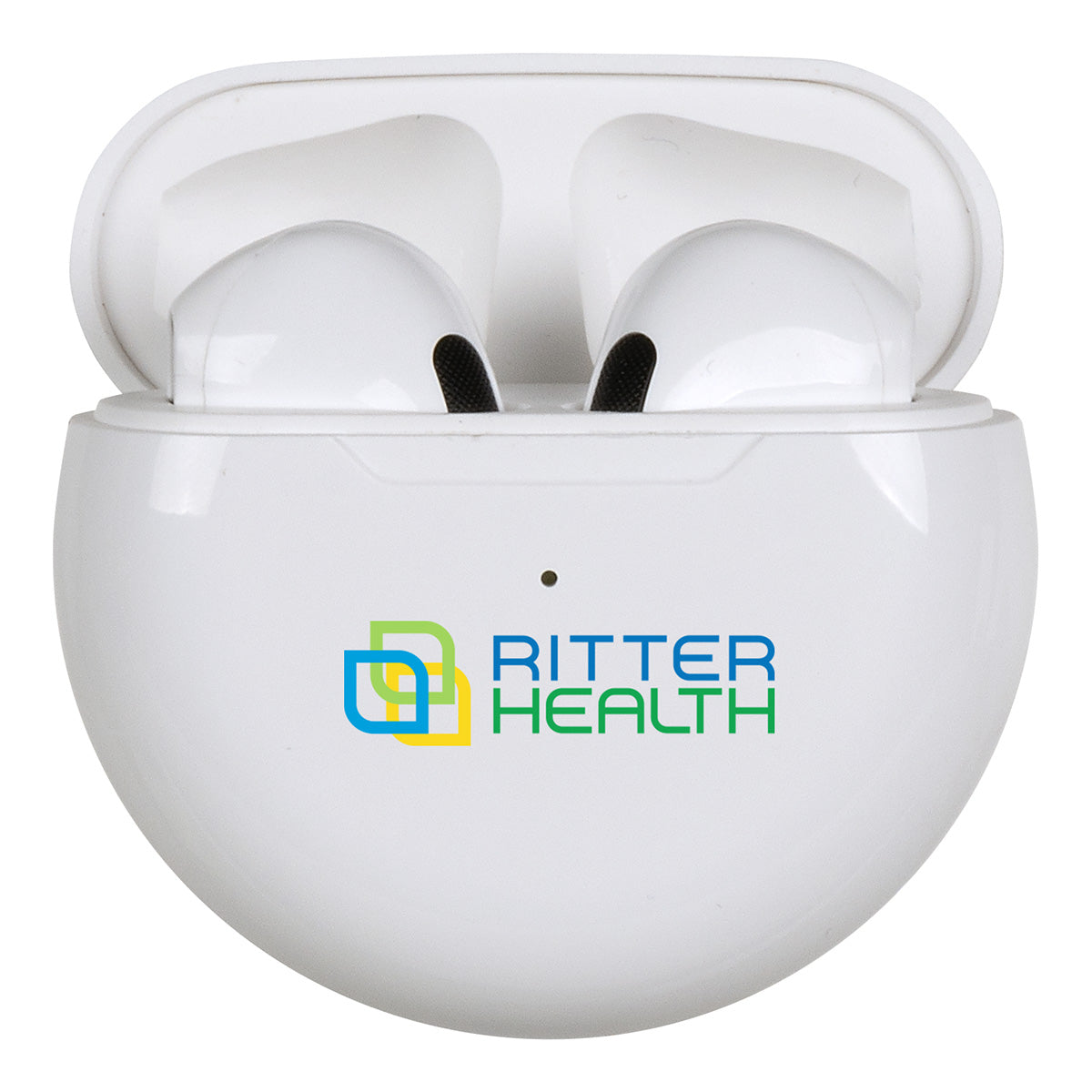 White Medley TWS Earbuds